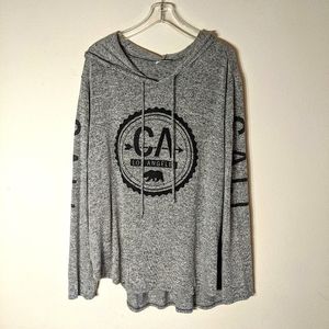 Free Kisses CA Los Angeles Hooded Sweatshirt